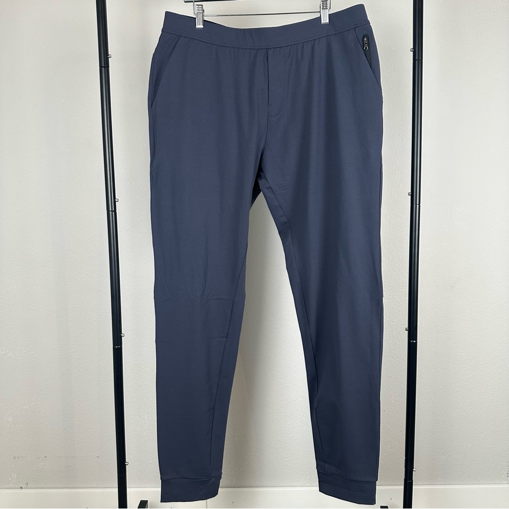 Public Rec Mens Joggers Sz 36/34 Blue Pull On All Over Stretch Casual Athleisure